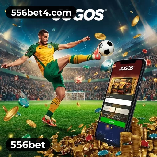Bônus 556bet R$5.000 mais 500 giros grátis com rollover justo
